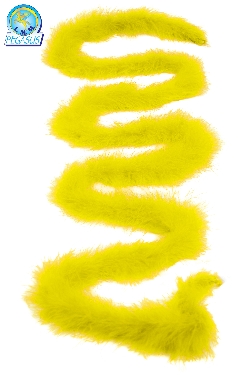 BOA PIUMA DI MARABOU GIALLA